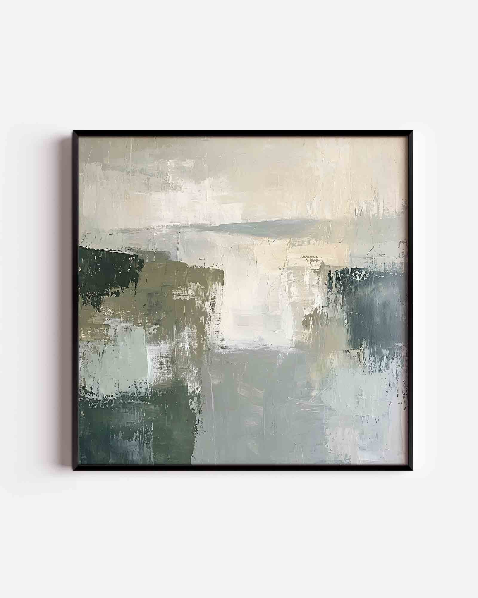 Abstracte landschapsimpressie Poster