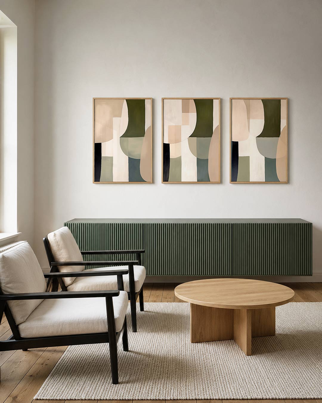 Vorm en kleurenspel Posterset