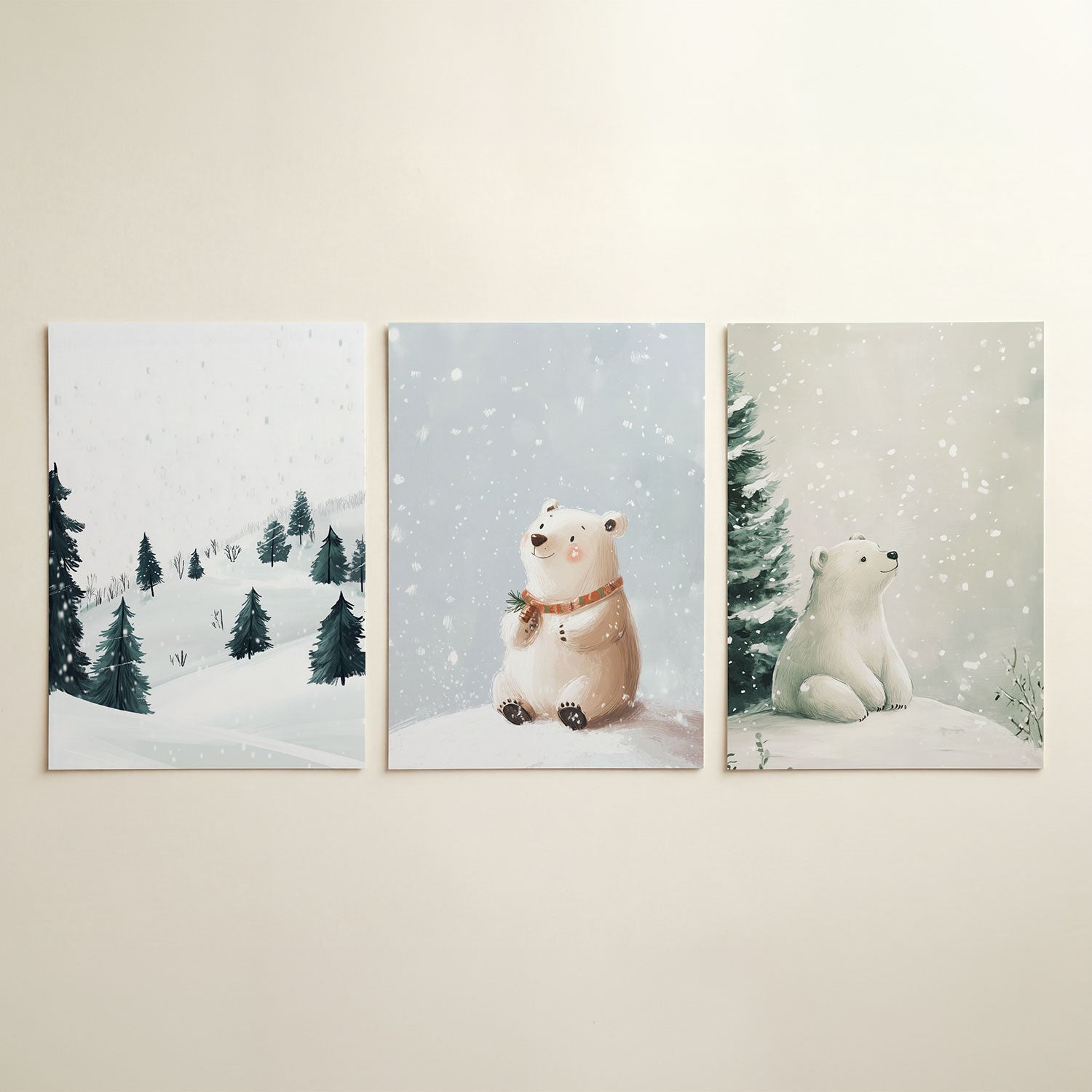 Winterse sereniteit Posterset