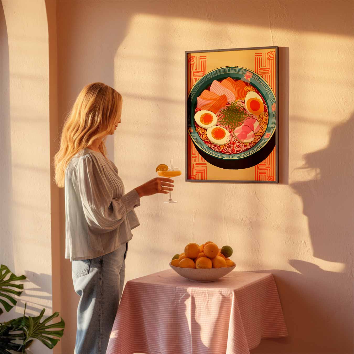 Kleurrijke Ramen Poster-WallArtistic