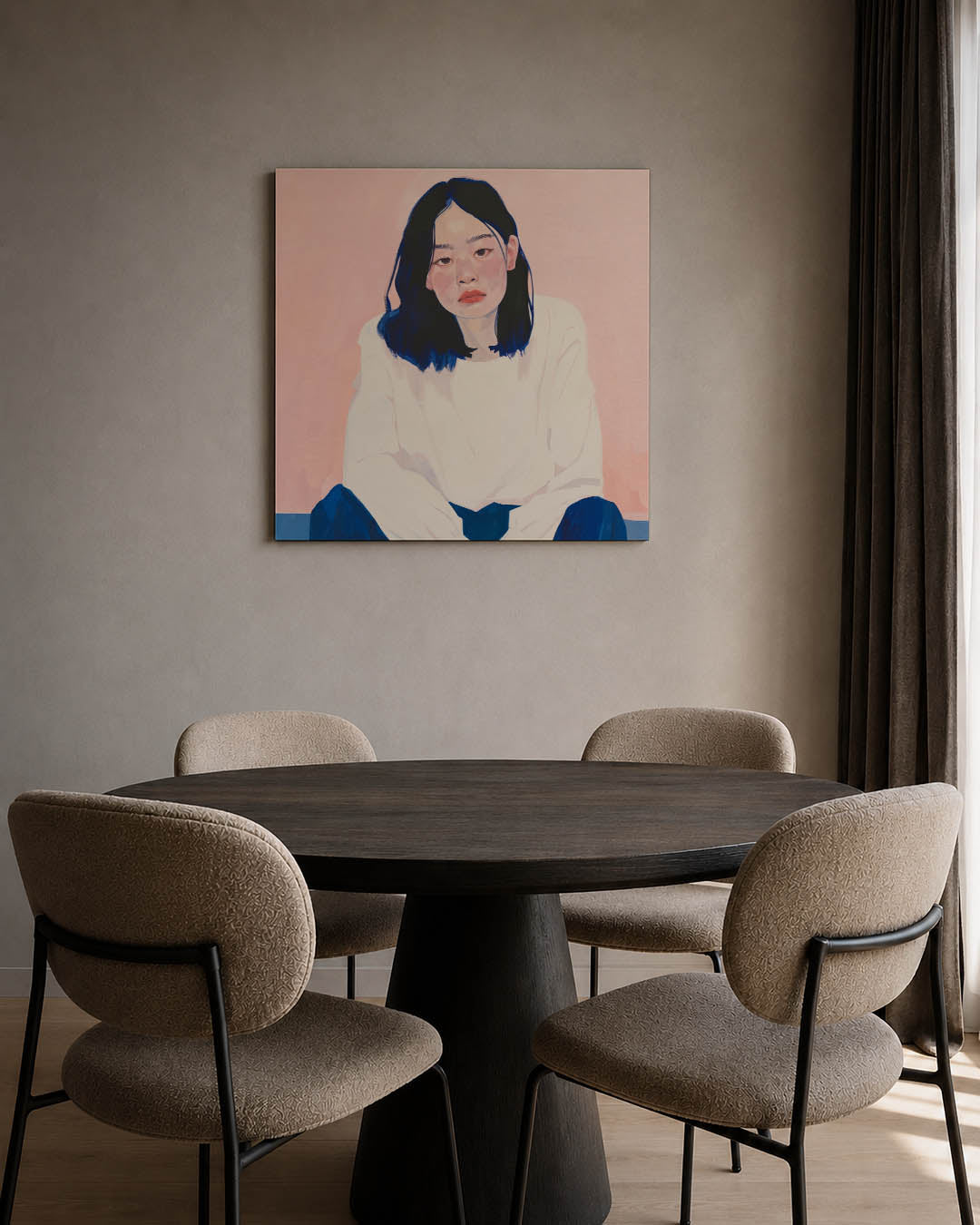 Portretstudie Kunstwerk