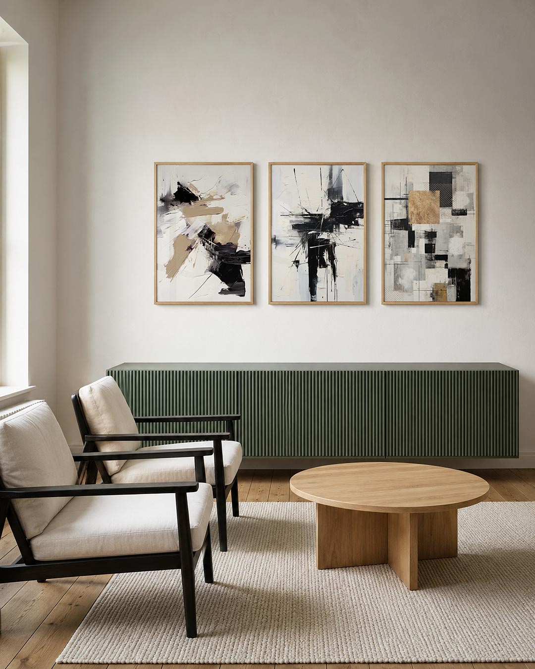 Dynamische kleurvlakken Posterset