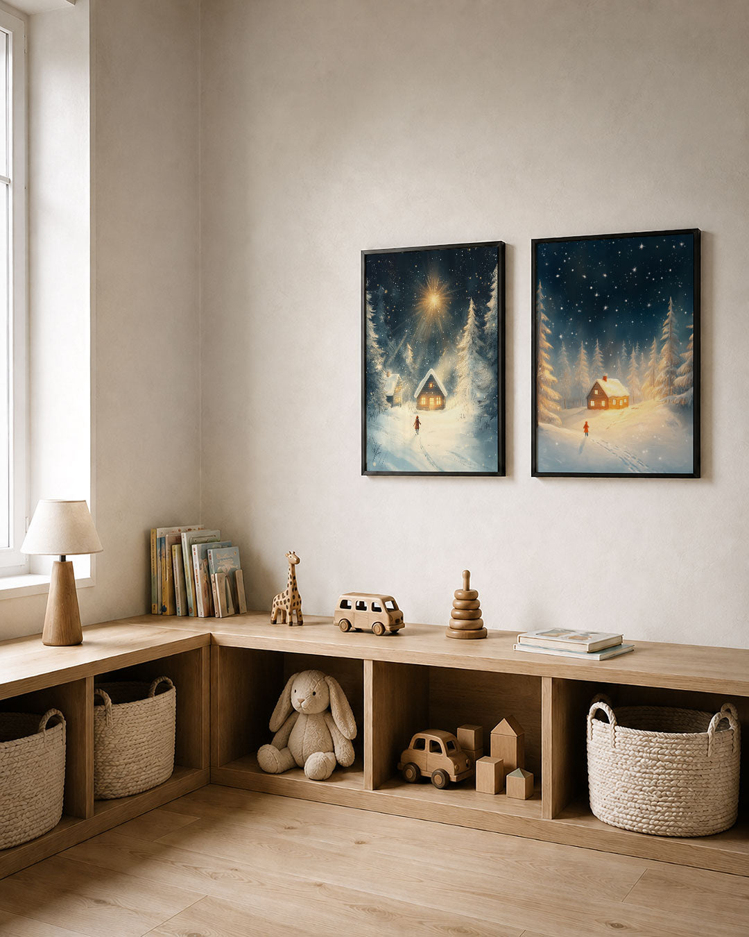 Winterse sterrenhemel Posterset