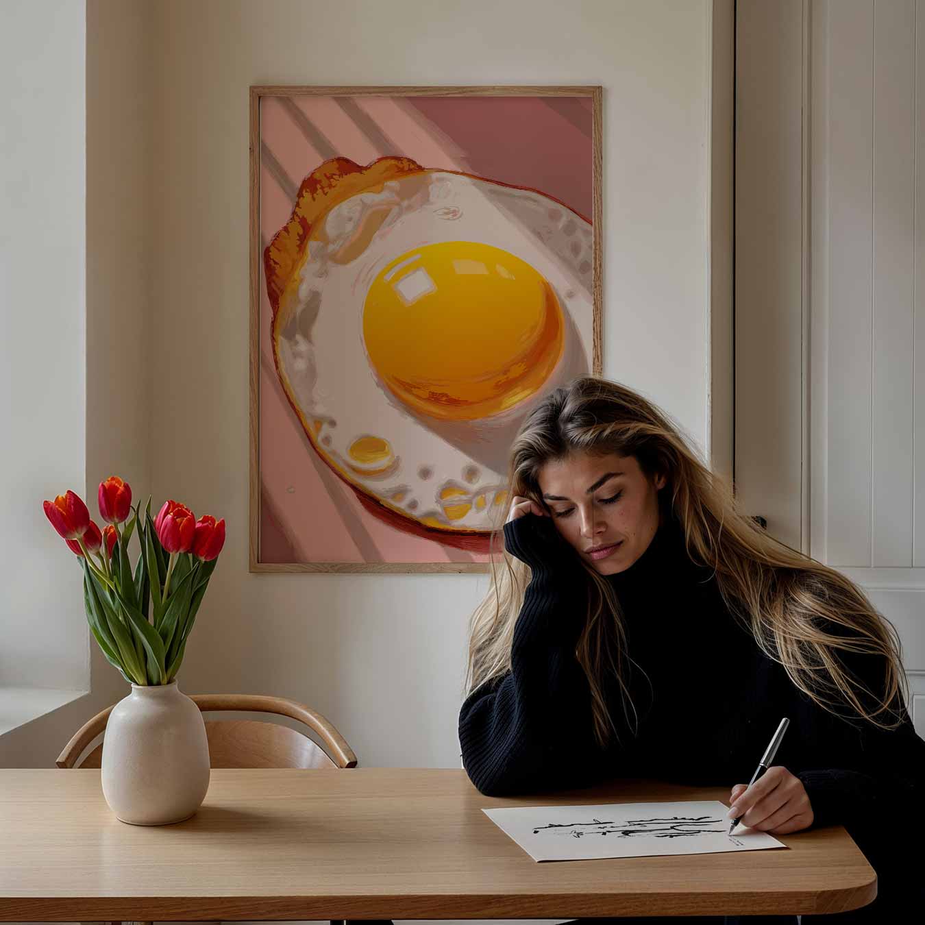 Sunny Breakfast Delight Poster-WallArtistic