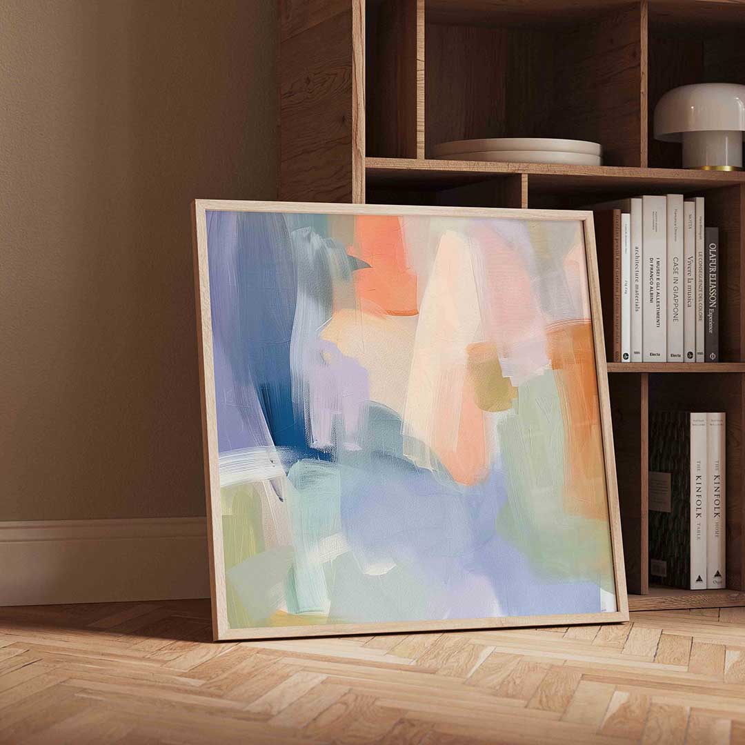 Abstracte kleurvlakken Poster