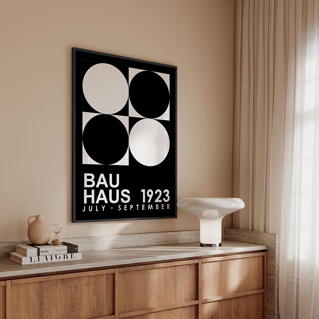 Cirkel en vierkant Poster