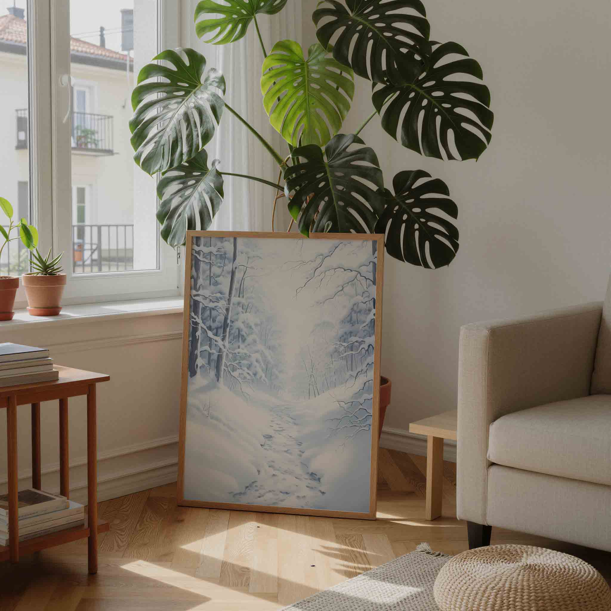Sneeuwlandschap Poster