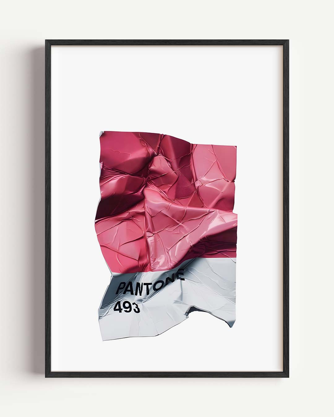 Moderne Abstracte Roze Poster-WallArtistic