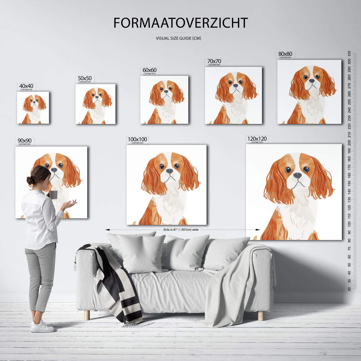 Hond met lange oren Poster