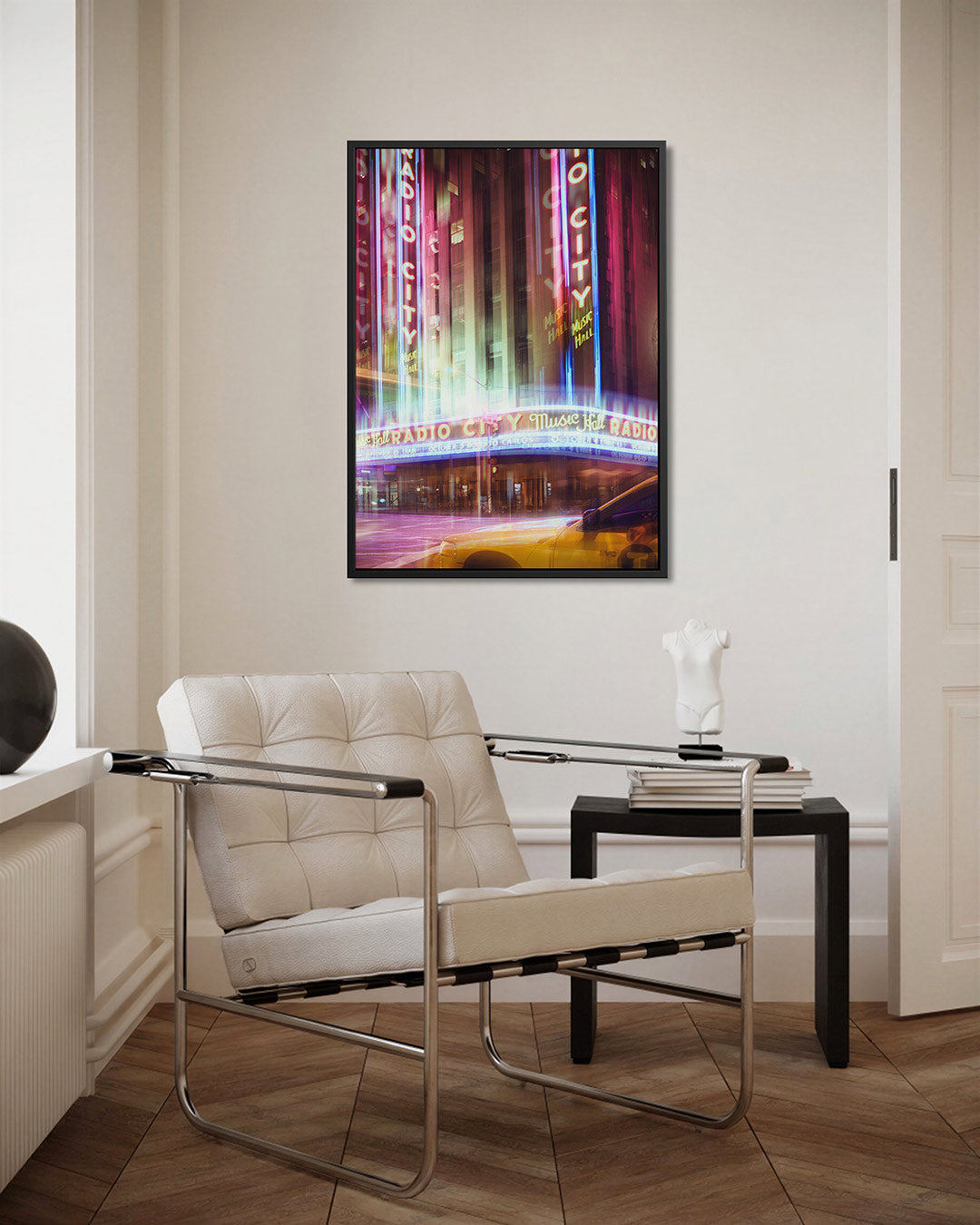 Neon stadssfeer Kunstwerk