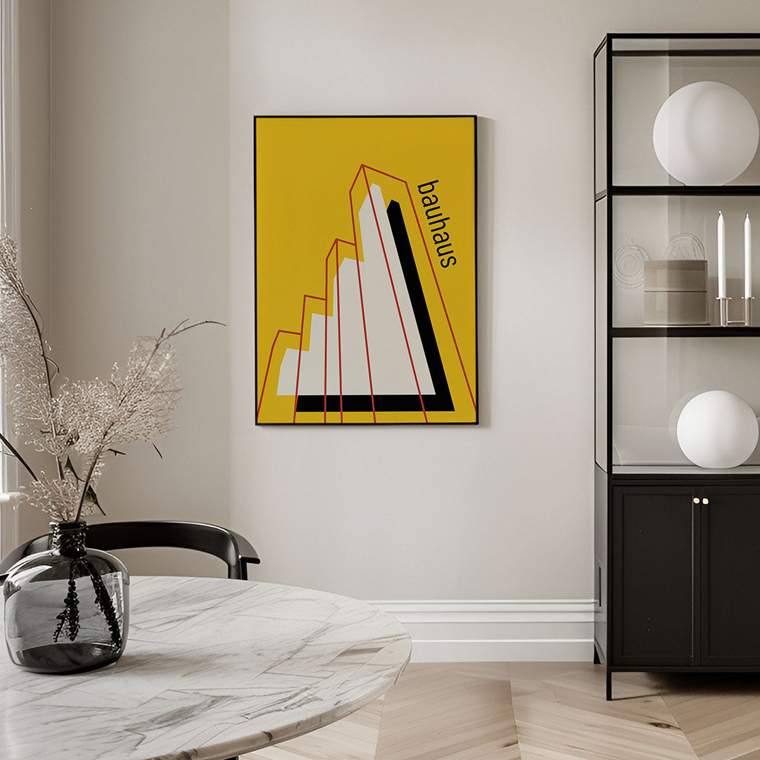 Lijnen en kleurvlakken Poster