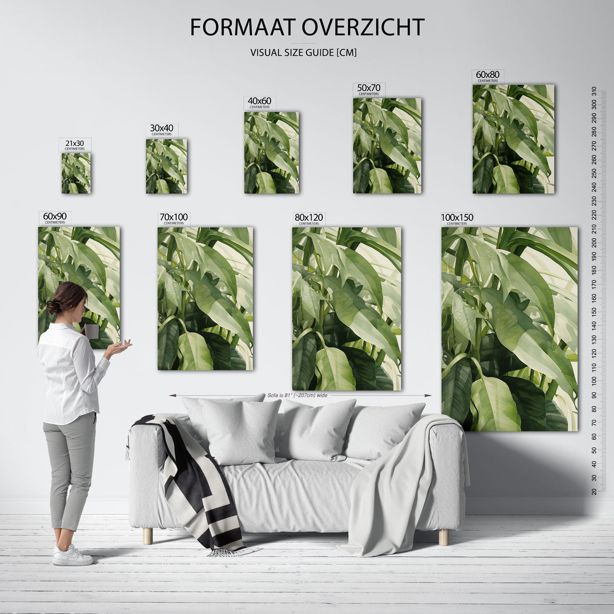 Groene bladeren Poster