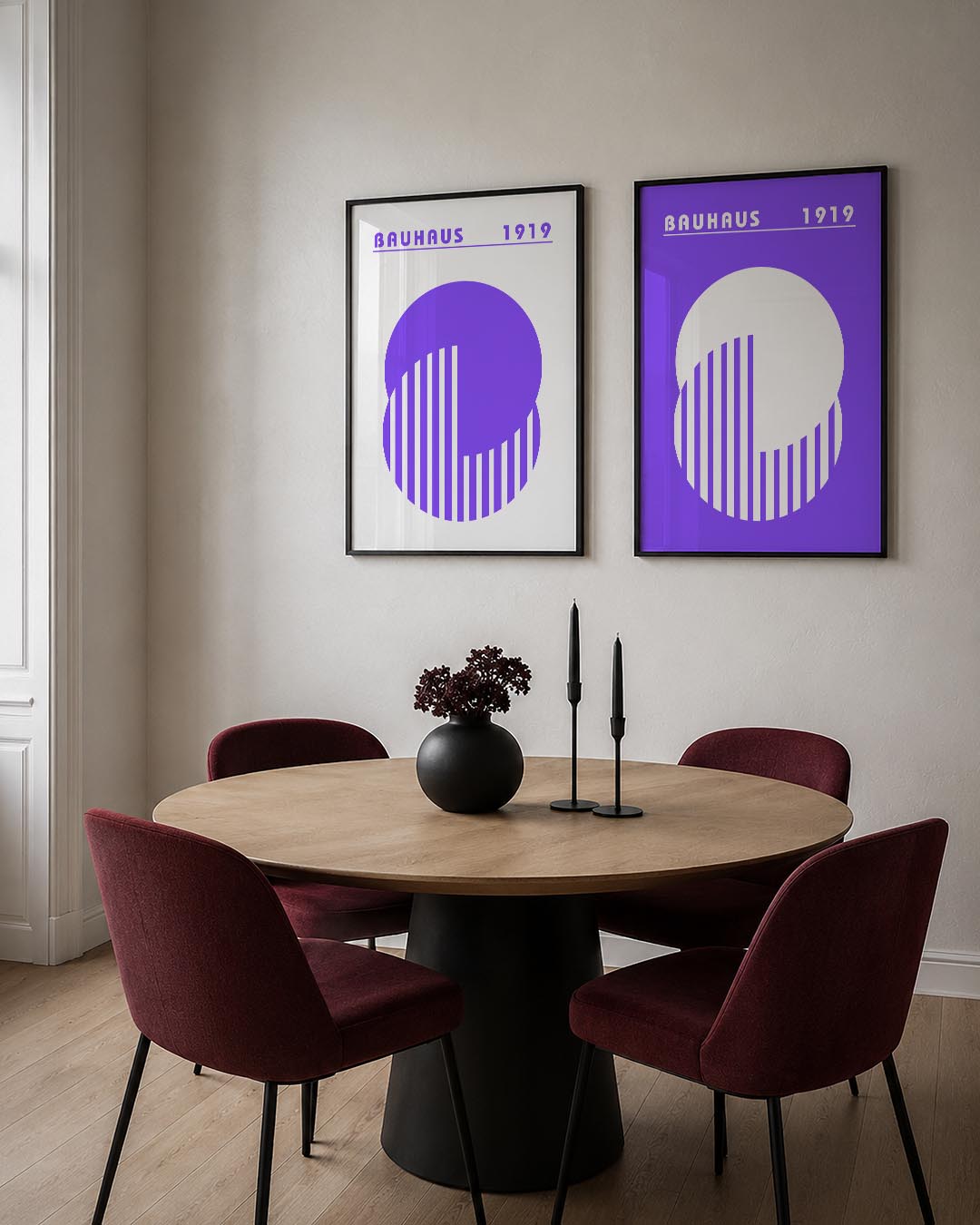 Cirkel en lijnen Posterset