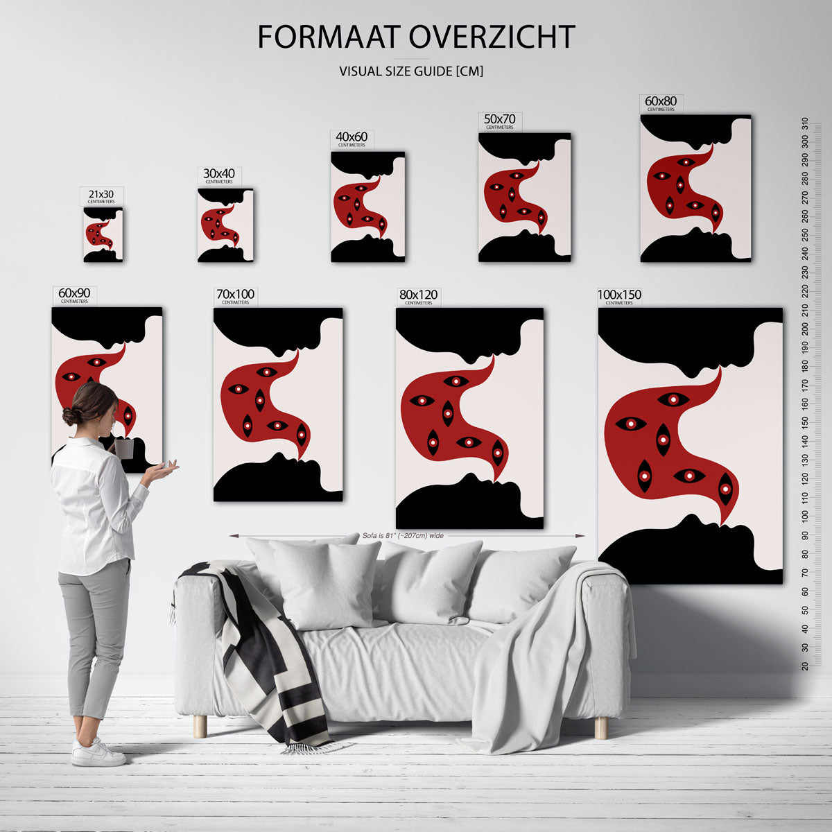 Vormen en vlakken Poster