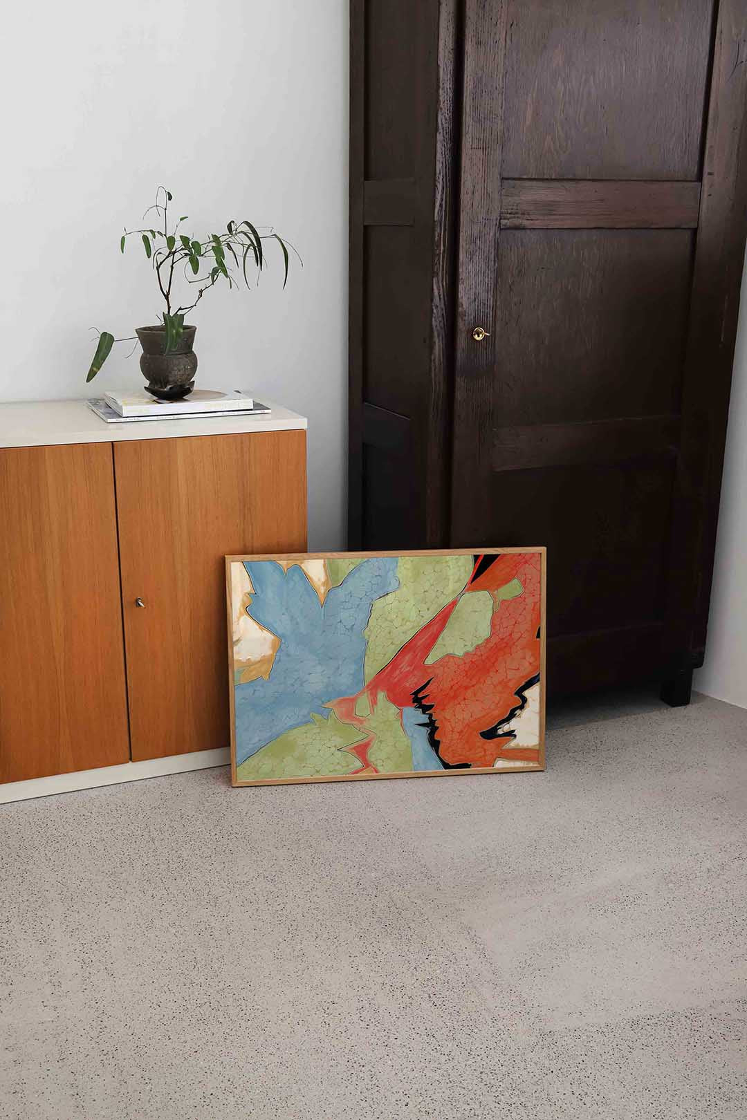 Abstracte vormen Poster