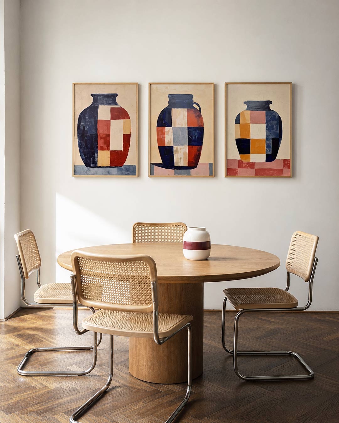 Vorm en kleurvlakken Posterset
