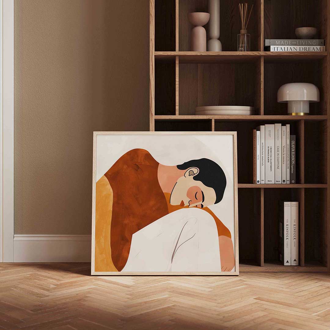 Slapende figuur Poster