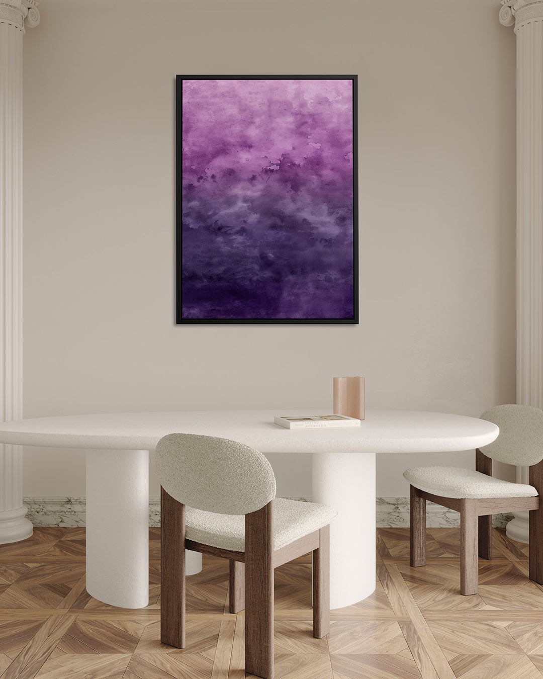 Vloeiende paarse overgangen Kunstwerk