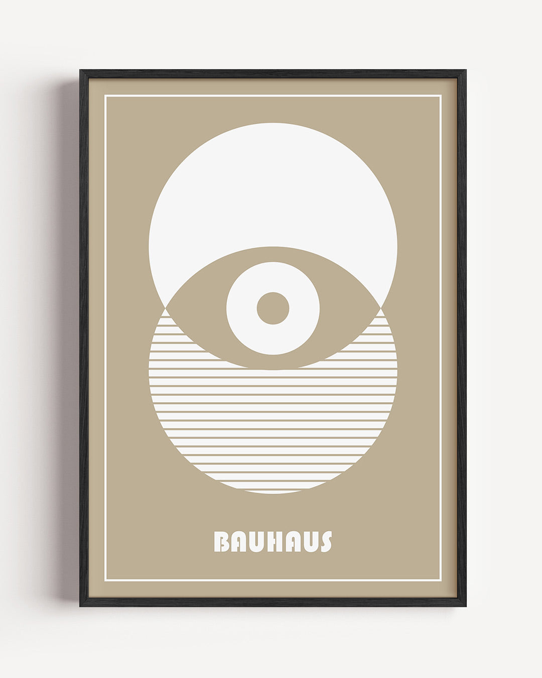 Cirkelvormen en lijnen Poster