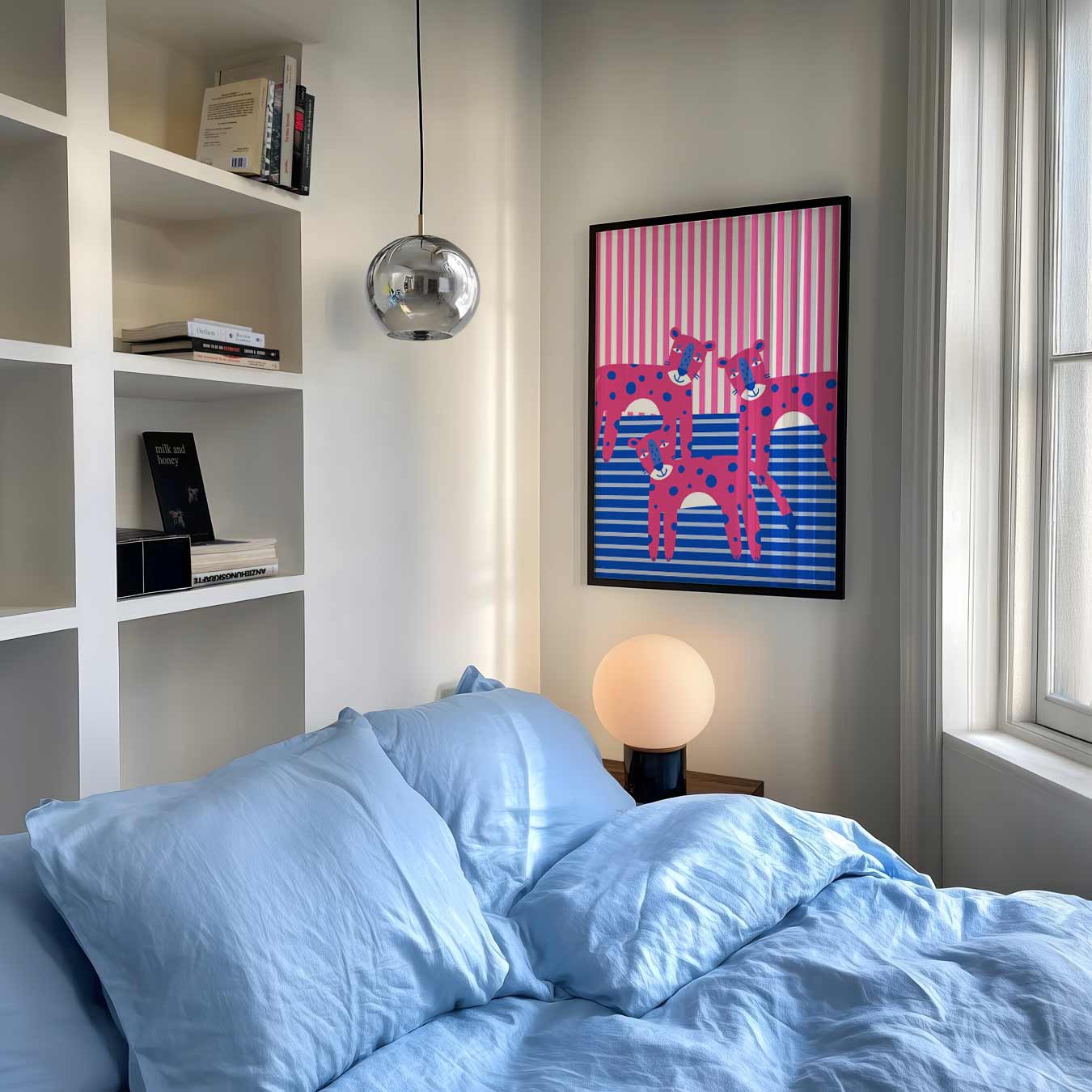 Speelse Luipaarden Poster-WallArtistic