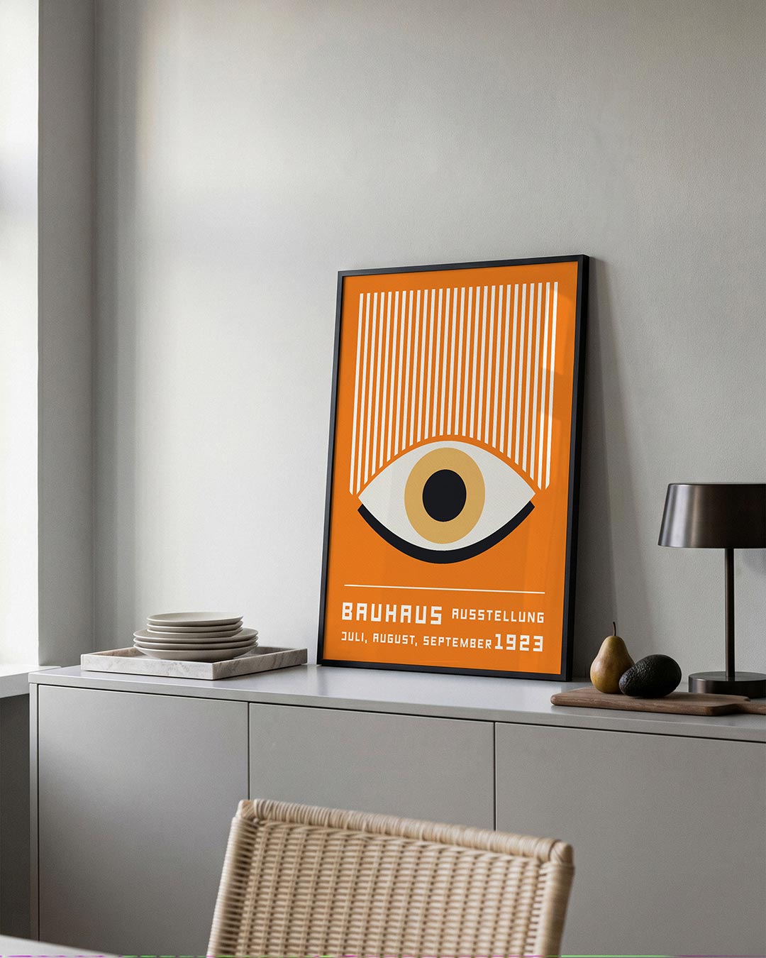 Oog en lijnen Poster