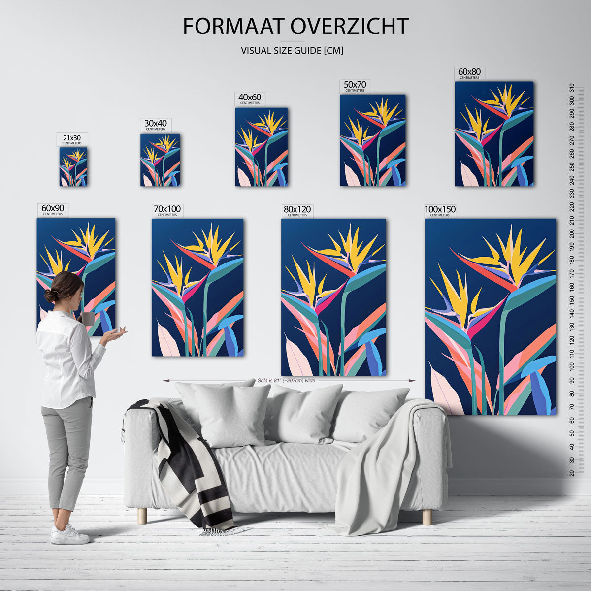 Paradijsvogelbloem Poster