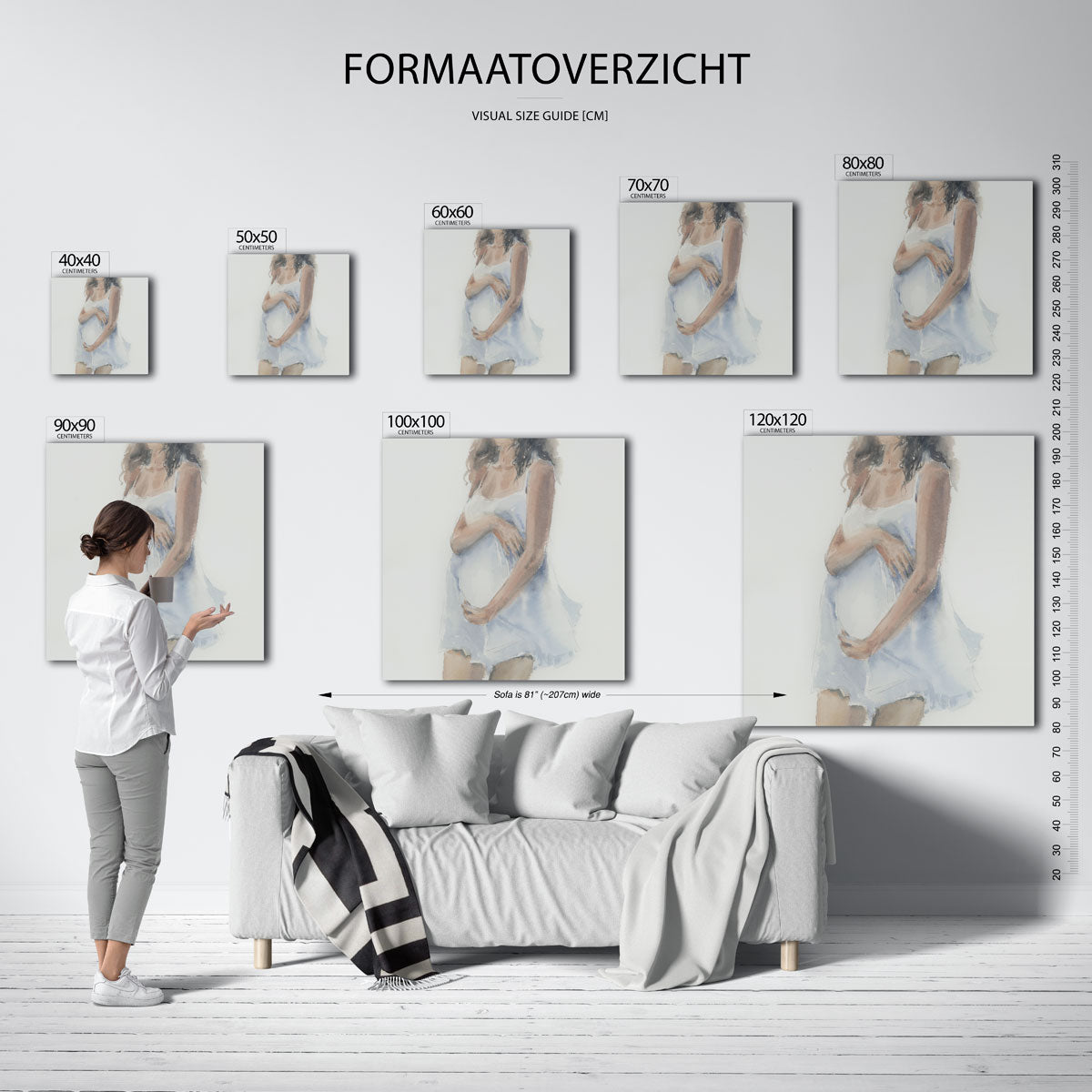 Zwangere vrouw Poster