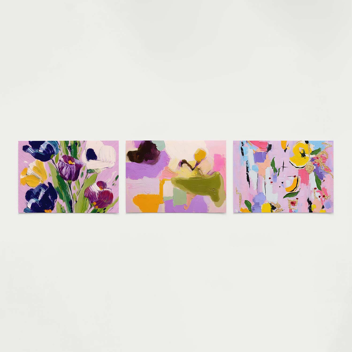 Bloemrijke kleurenpracht Posterset