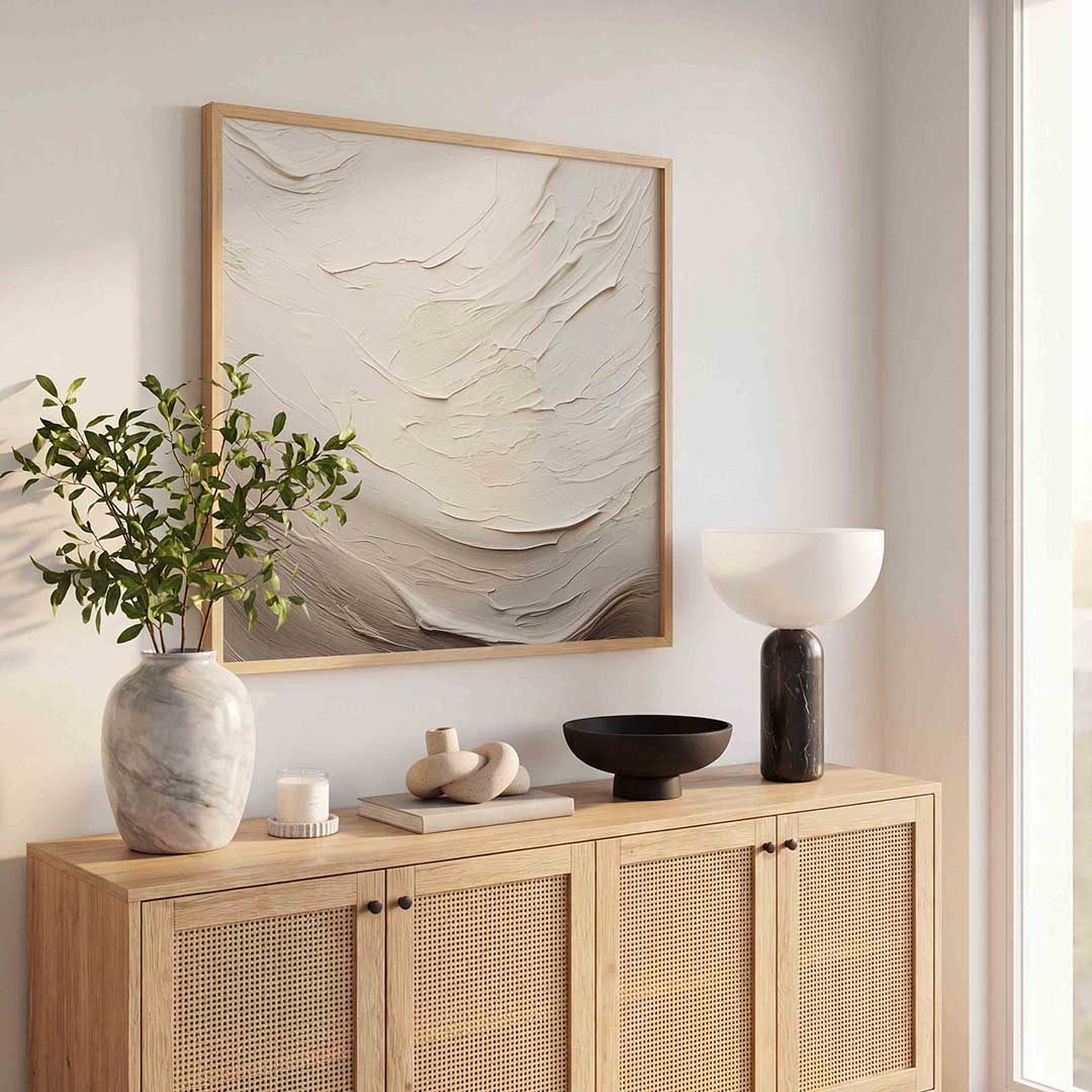 Beige textuur Poster