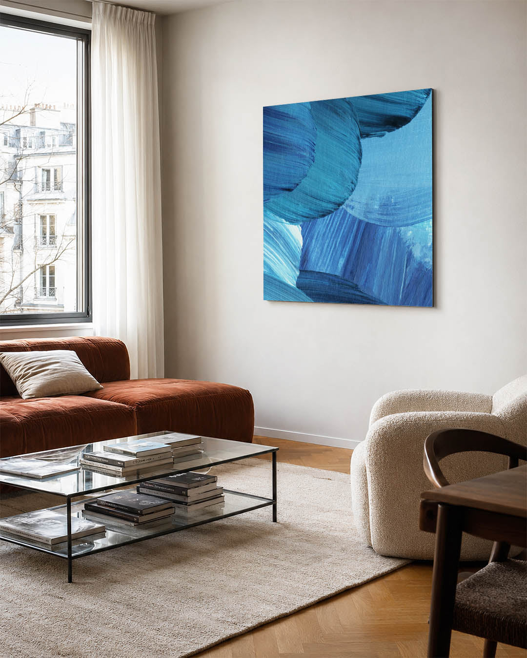 Dynamische vormen Kunstwerk