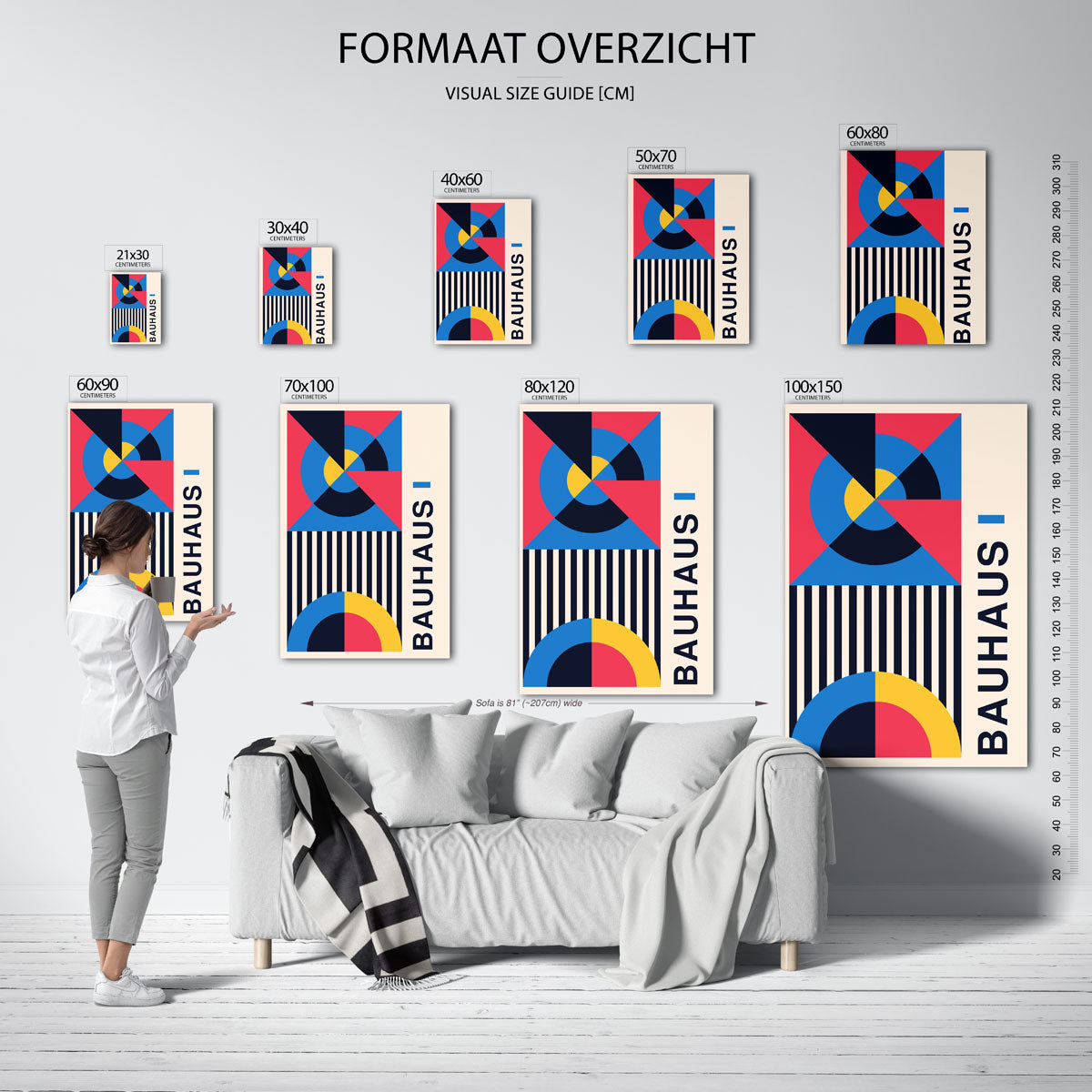 Vorm en kleur Poster