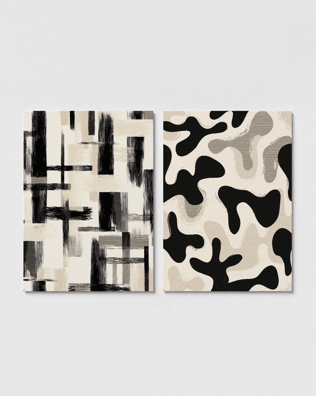 Lijnenspel en vlakkenspel Posterset