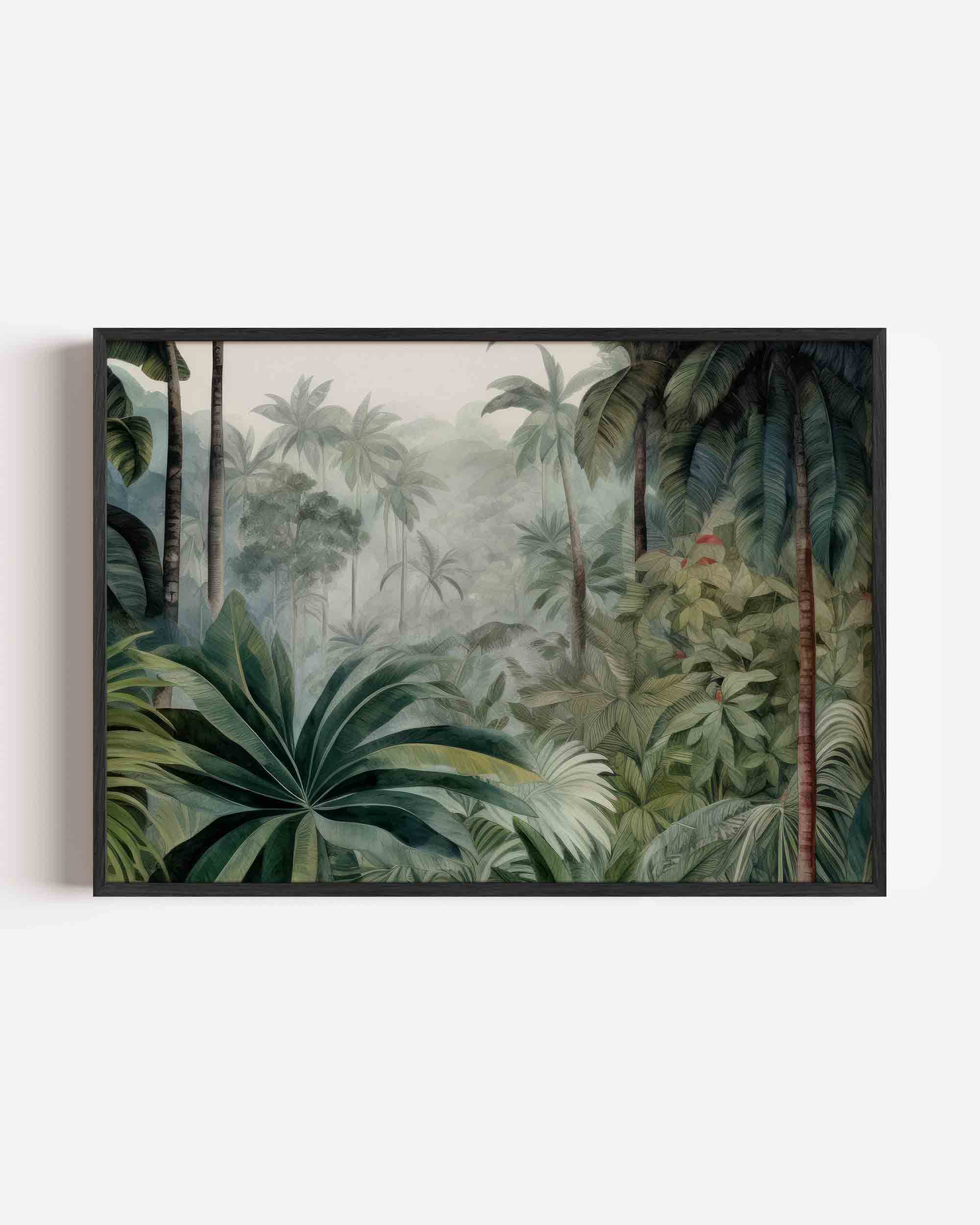 Tropisch bladerdek Poster