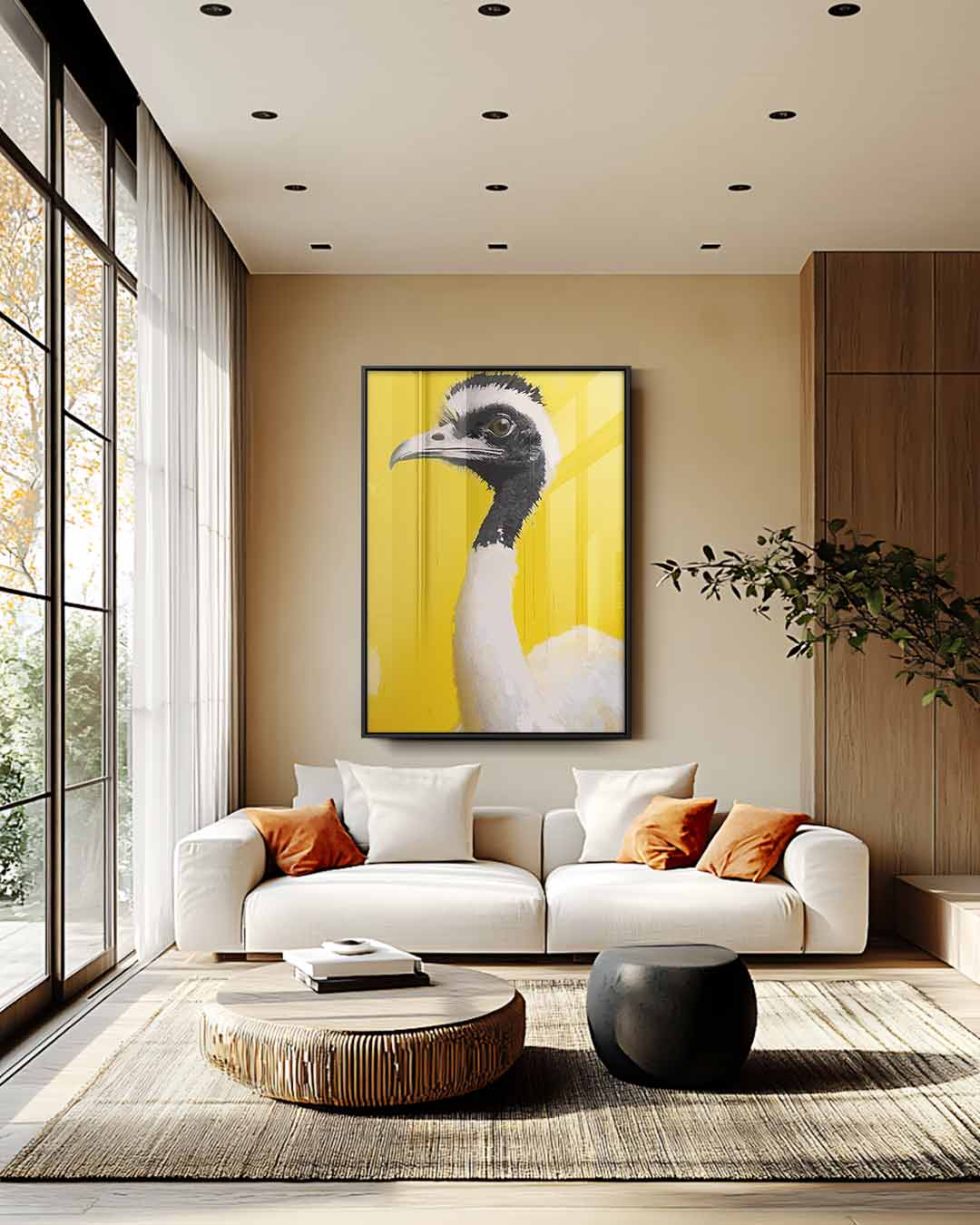 Portrait in Yellow Artwork