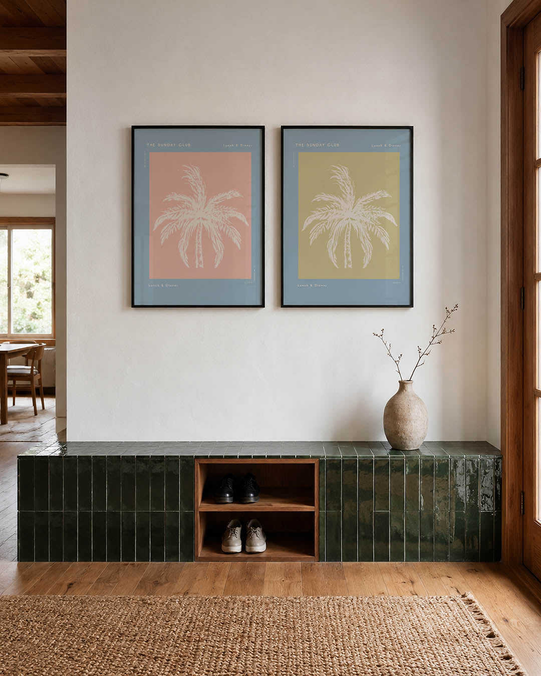 Zachte palm Posterset