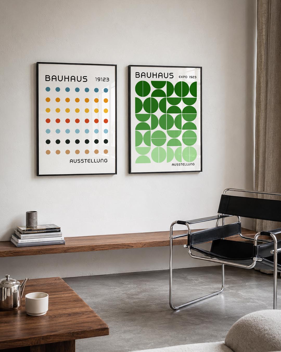 Kleurige cirkelritmes Posterset