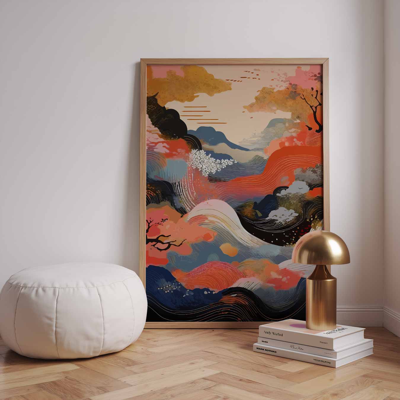 Dromerige Natuurlandschap Poster-WallArtistic