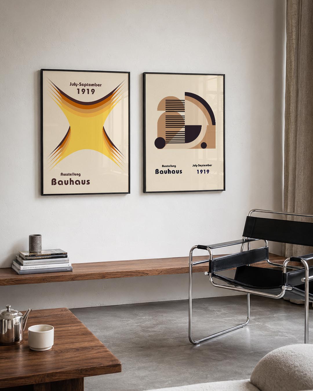 Vorm en kleurenspel Posterset