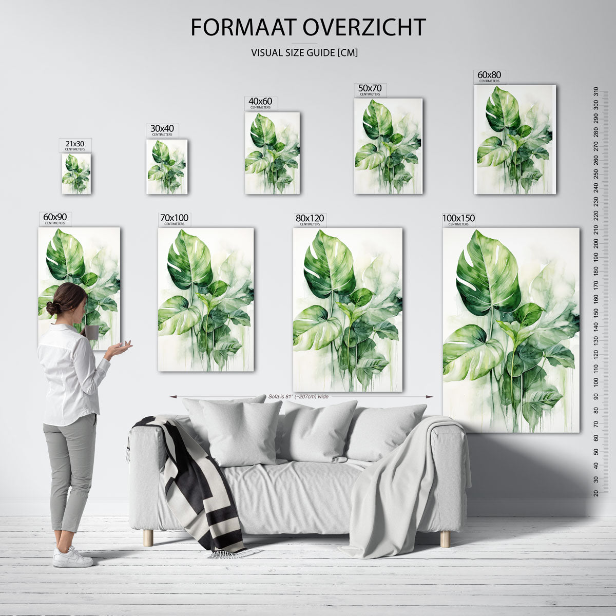 Groene bladeren Poster