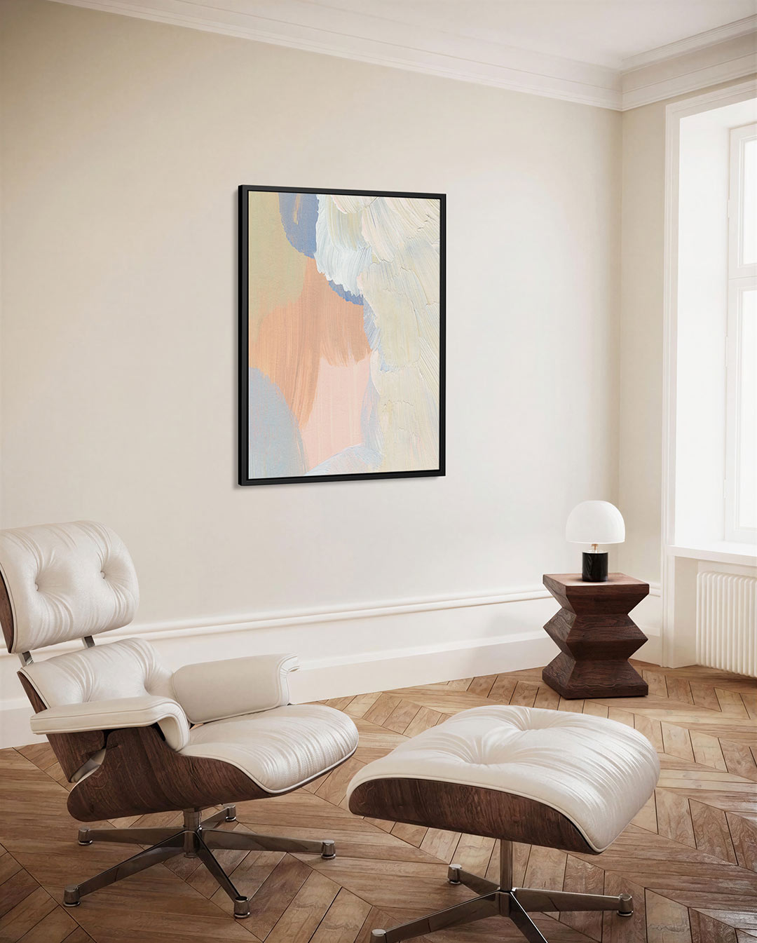 Zachte kleuren harmonie Kunstwerk