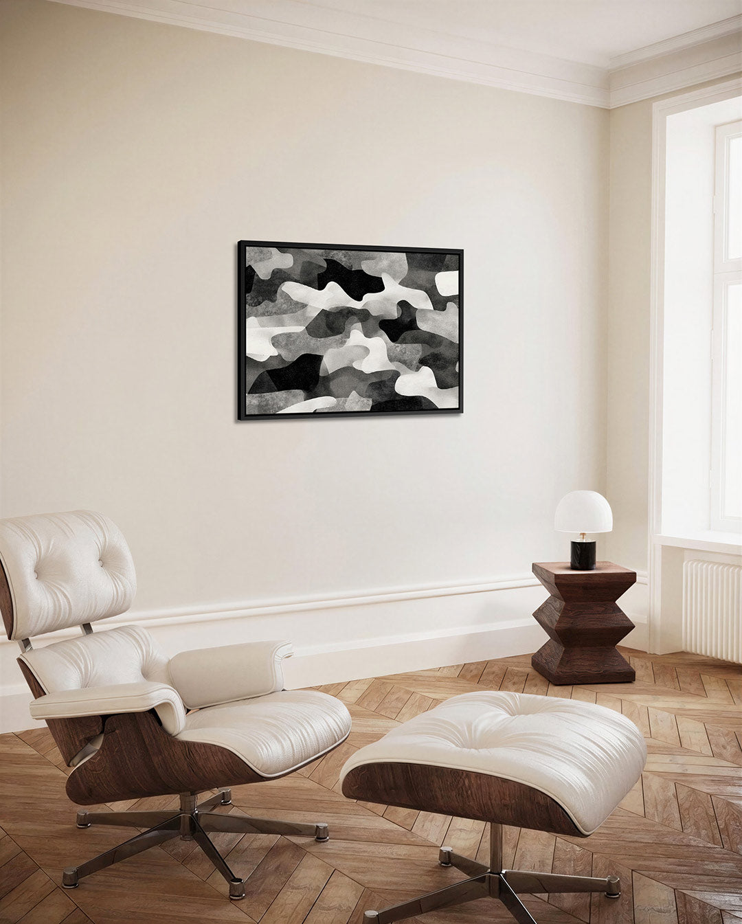 Organische vormen compositie Kunstwerk