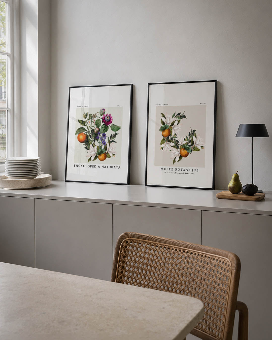 Botanische bloemrijkdom Posterset
