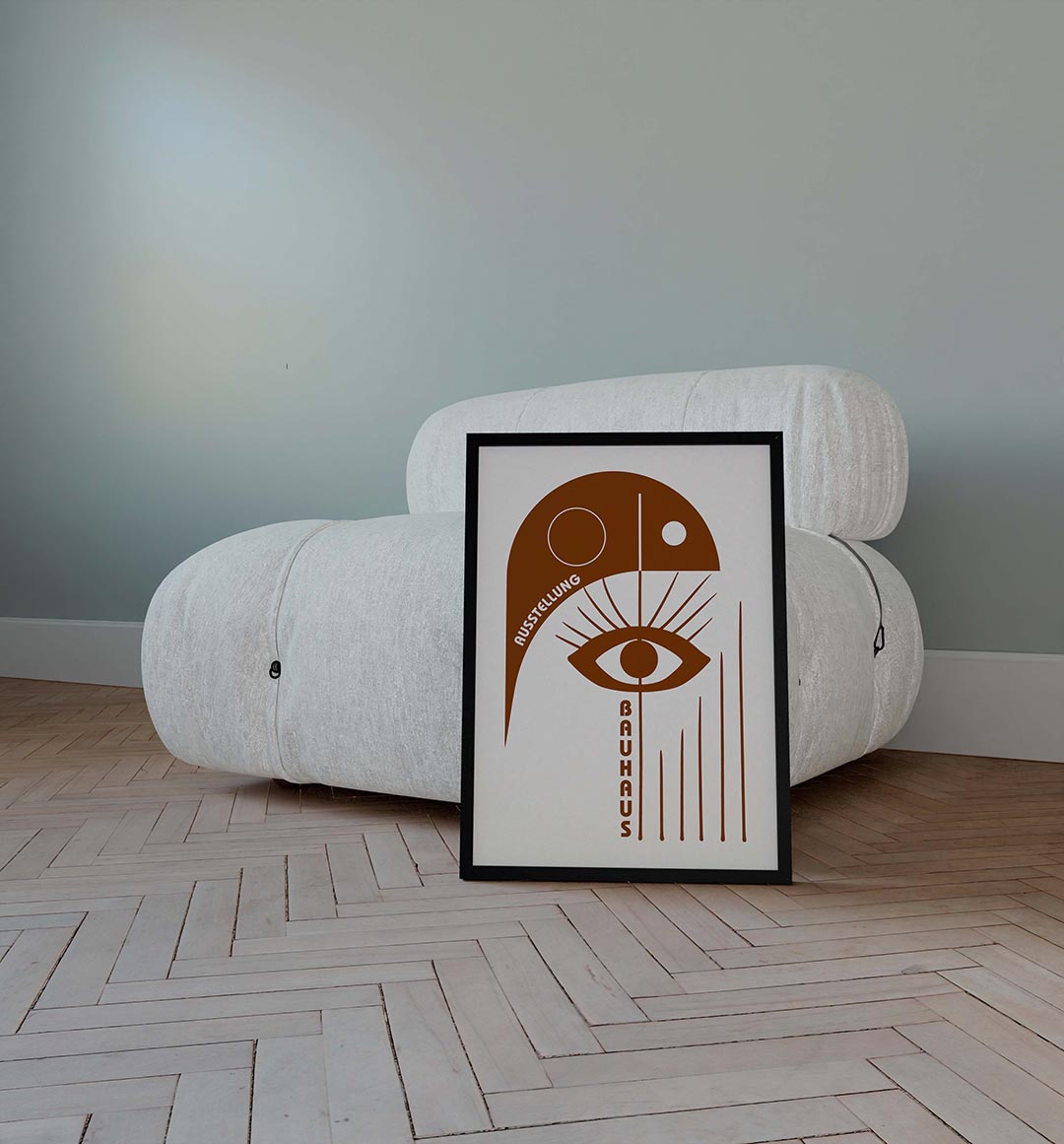 Oog en lijnen Poster
