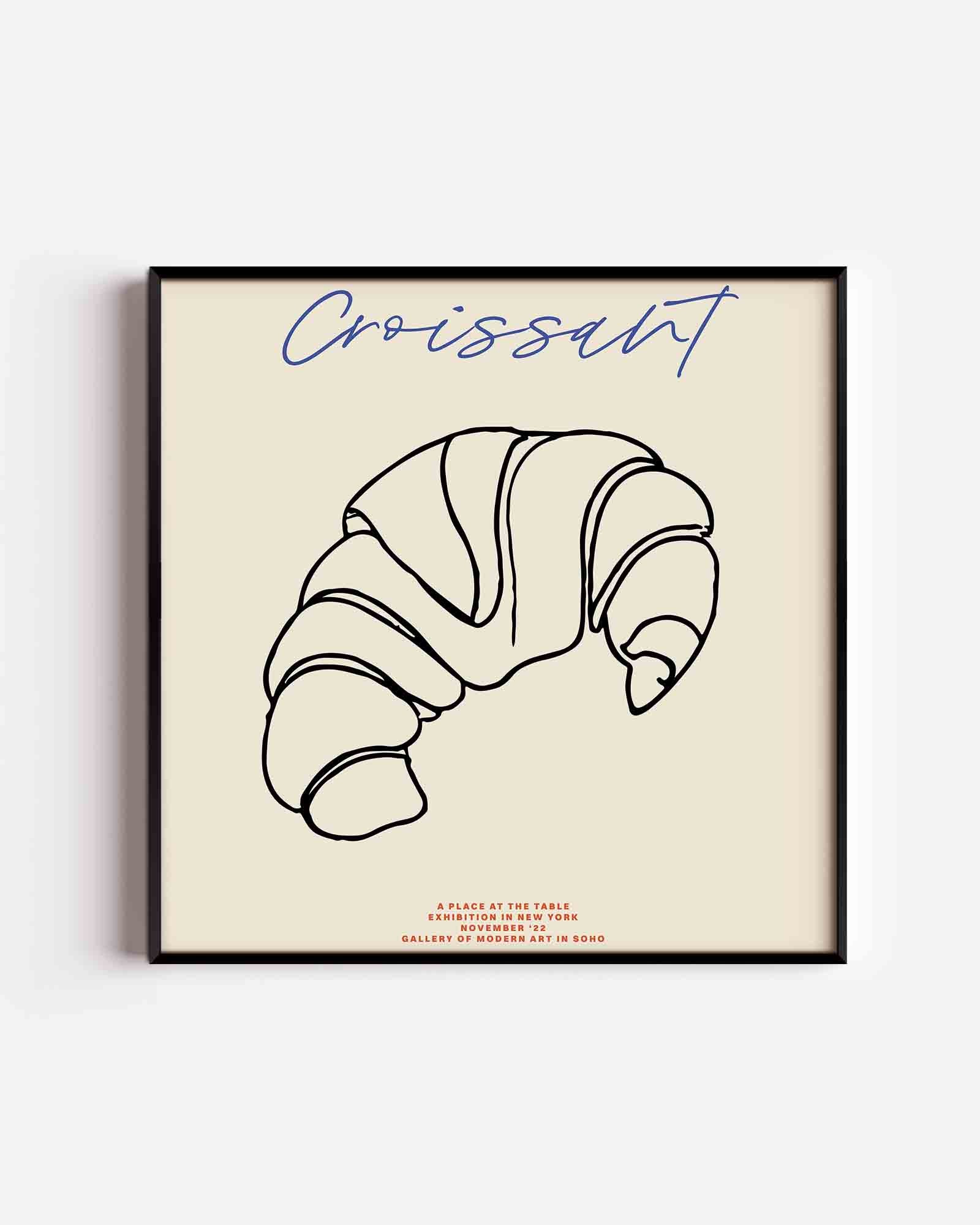 Croissant Poster
