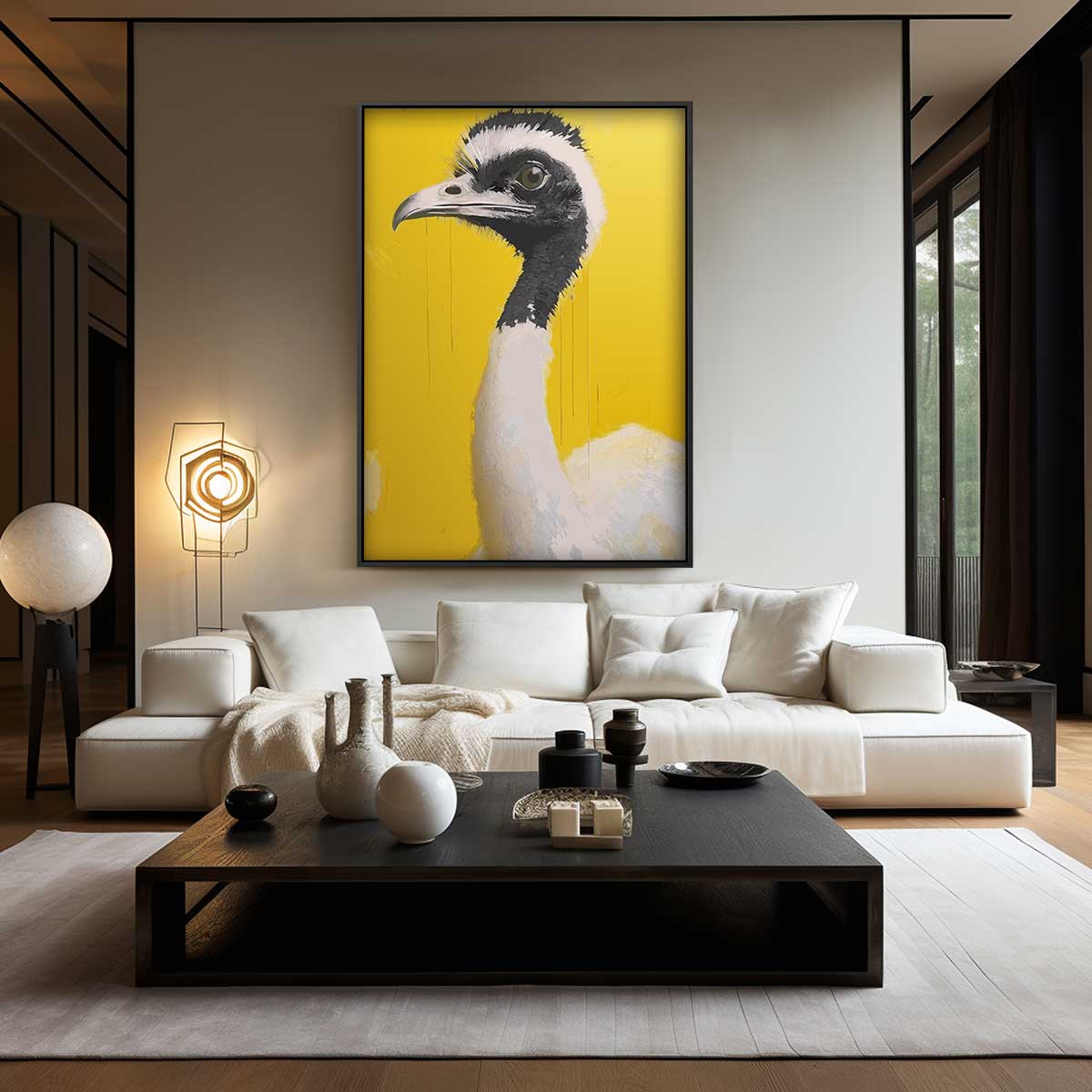 Portrait in Yellow Artwork