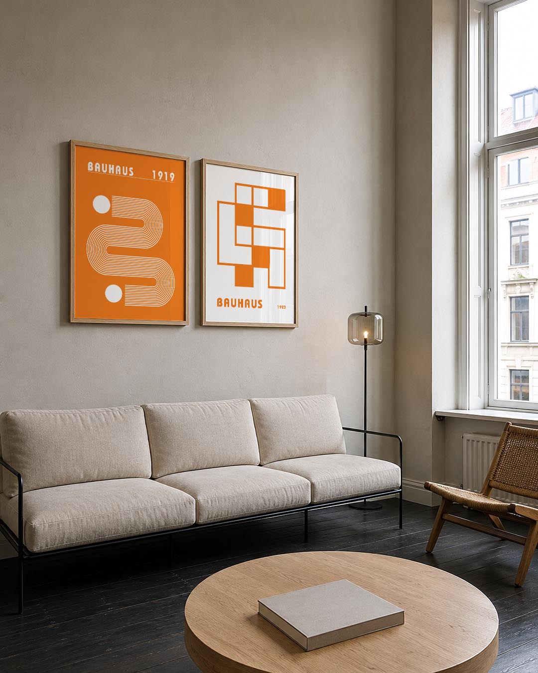 Lijnen en vlakkenspel Posterset
