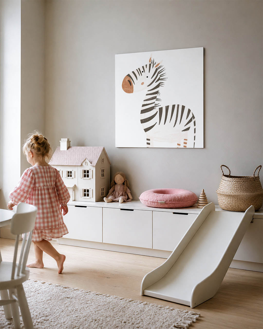 Speelse illustratie Kunstwerk