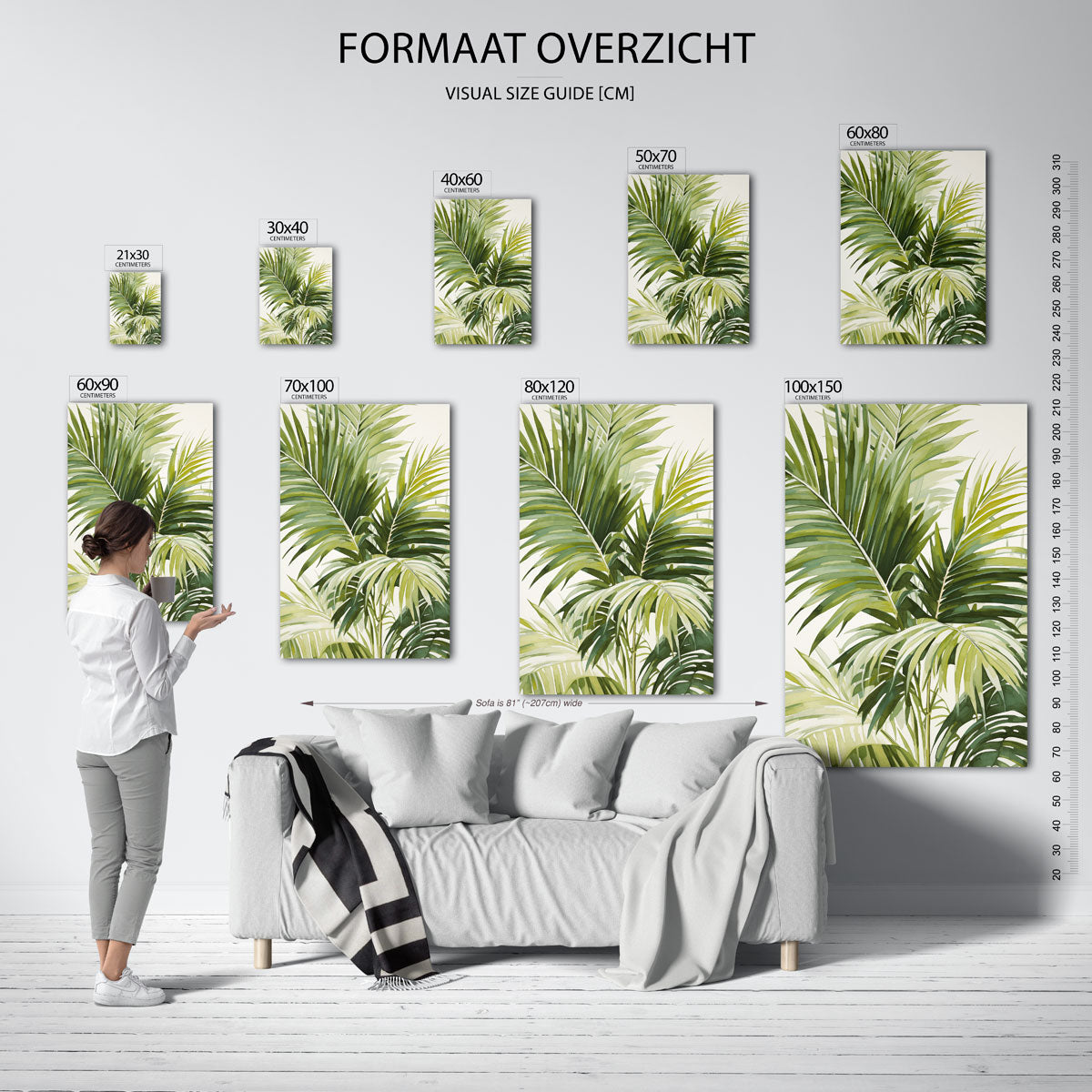Groene bladeren Poster