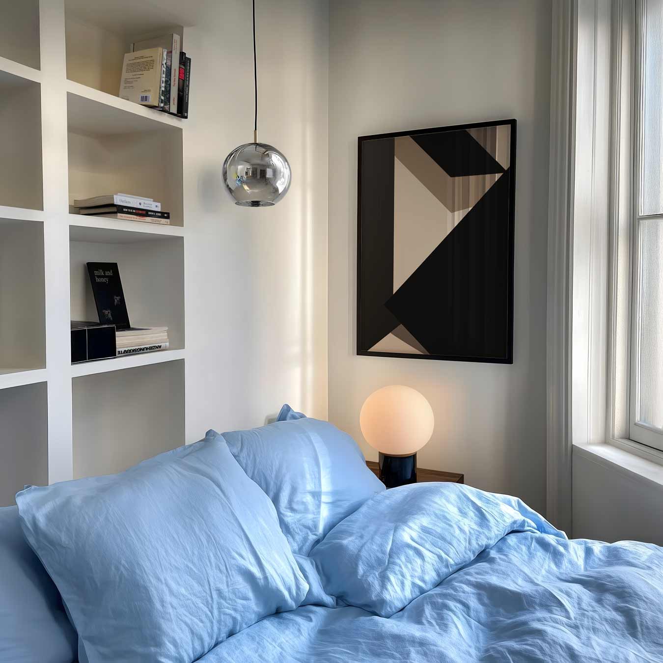 Moderne Geometrische Bruine Poster-WallArtistic