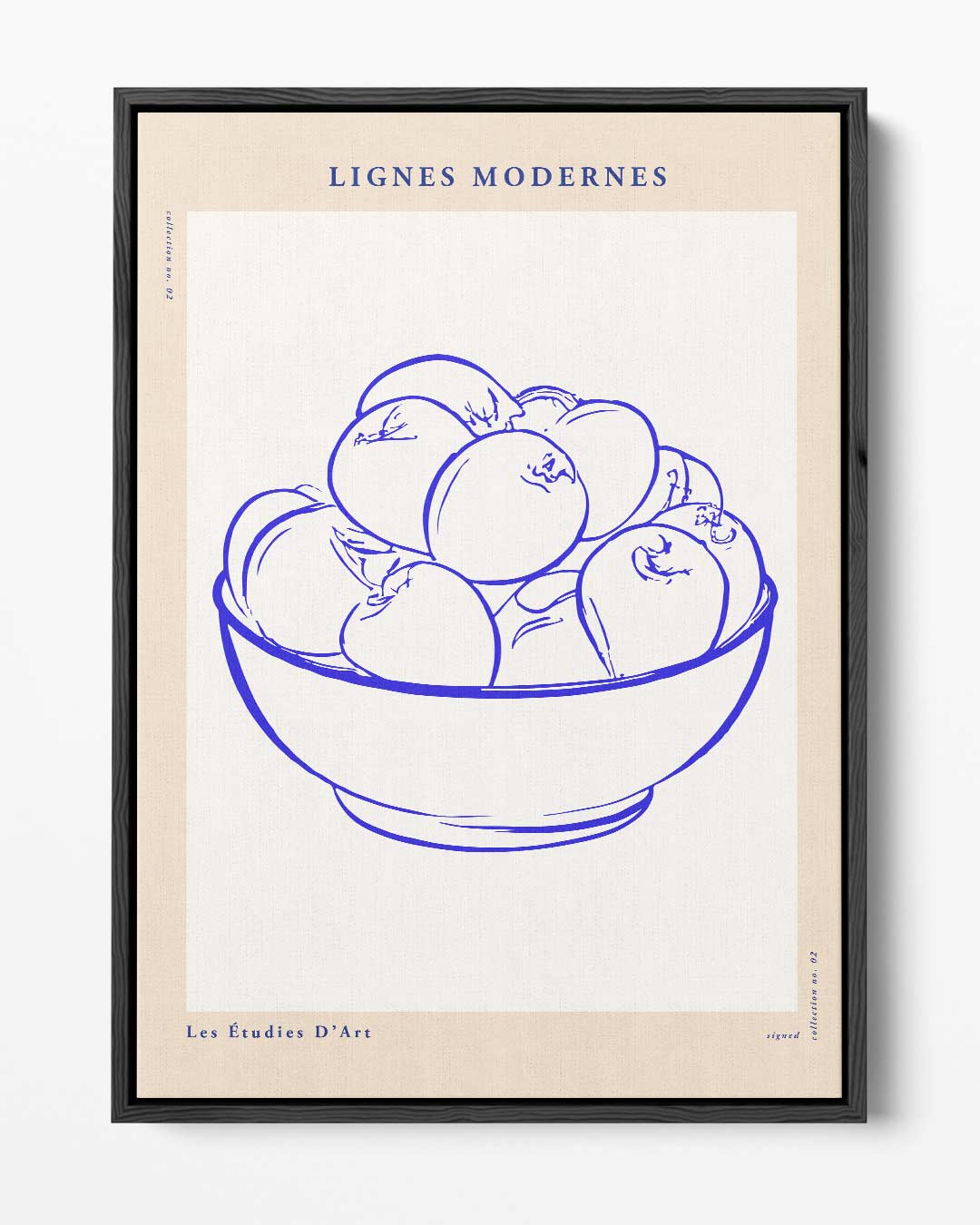 Moderne Lijnen: Stilleven met Appels Kunstwerk-canvas-dibond-plexiglas-wanddecoratie-WallArtistic